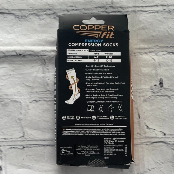 Copper Fit™ Unisex Energy Compression Socks - Picture 3 of 5